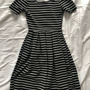 LuLaRoe Amelia Dress XXS Striped